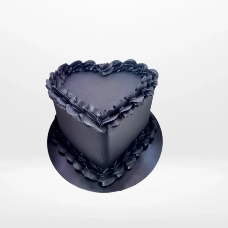 Black Heart Cake, Cravery’s cake shop Birmingham Black Heart Cake from Cravery’s cake shop Birmingham