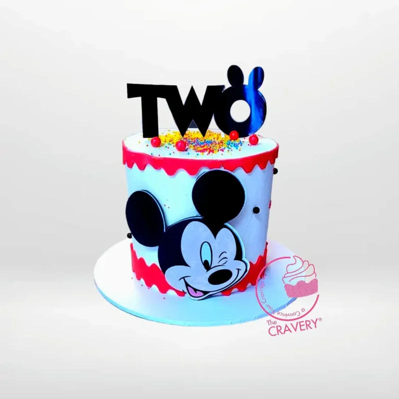 Mickey Mouse Birthday Cake – Disney-themed cake for birthday celebrations in Solihull. Mickey Mouse Birthday Cake – A Disney-themed cake with Mickey Mouse decorations, perfect for birthday celebrations in Solihull.