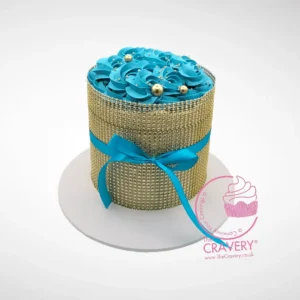 Best Teal Cakes, The Cravery Cake Shop Erdington Best Teal Cakes by The Cravery, elegant handcrafted teal buttercream cakes from our cake shop in Erdington.