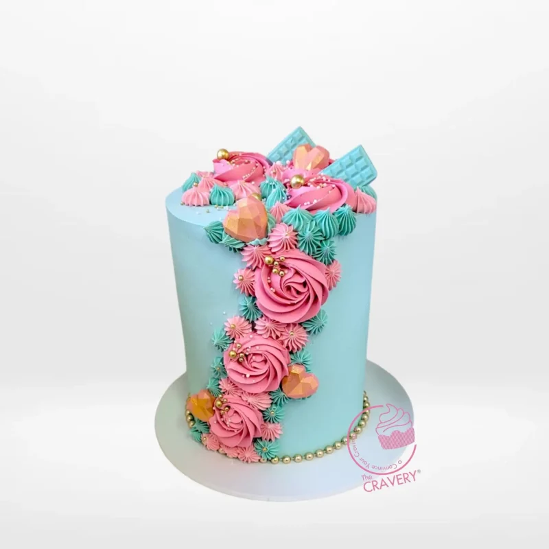 Blue and Pink Cake – Elegant and sweet cake for celebrations in Birmingham. Blue and Pink Cake – A beautifully crafted cake with soft blue and pink hues, ideal for celebrations in Birmingham.