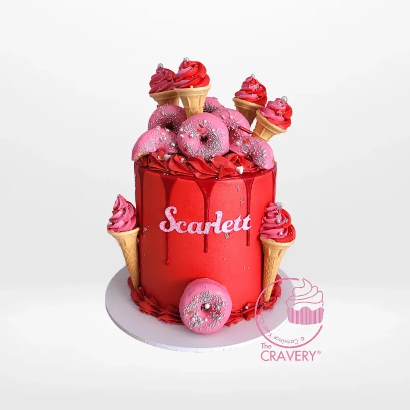 Doughnuts Cake | Cake Shop Kings Heath Doughnuts Cake from Cake Shop Kings Heath
