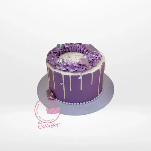 Mom Day Cake by The Cravery, elegant handcrafted cake made at our cake shop in Solihull for Mother’s Day celebrations.