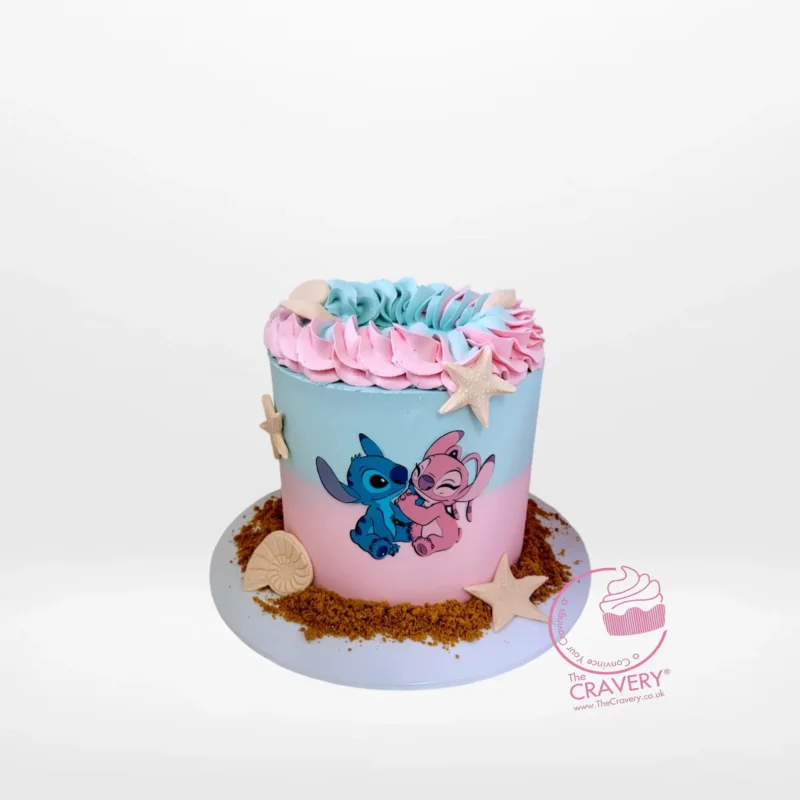 Lilo and Stitch Cake – A vibrant cake with Disney decor, perfect for Birmingham parties.