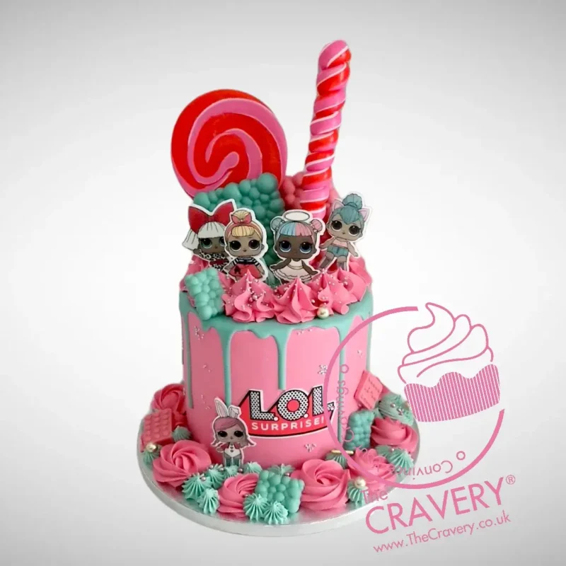 LOL Cakes | Cake Shop Smethwick LOL Cakes with playful doll prints, cake shop Smethwick