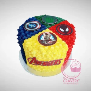 Marvel Birthday Cake, Cravery’s cake delivery Birmingham Marvel Birthday Cake from Cravery’s cake delivery Birmingham