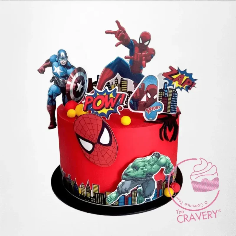 Marvel Cake – A superhero-worthy cake from Cravery the best bakery Birmingham. Marvel Cake – A Marvel-inspired cake available exclusively from Cravery the best bakery Birmingham.