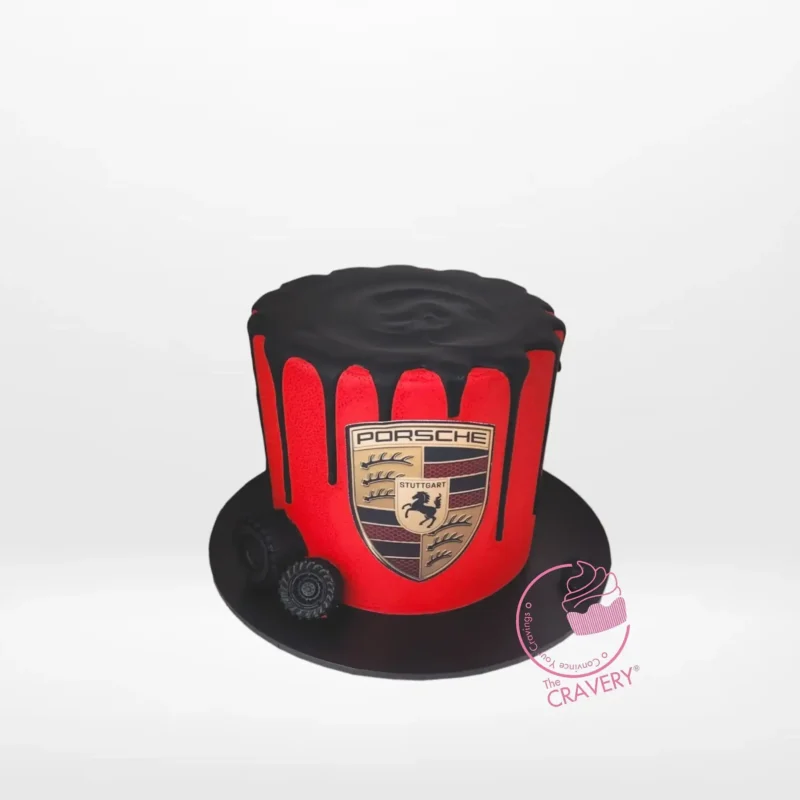Porsche Birthday Cake, The Cravery Cake Shop Shirley Porsche Birthday Cake by The Cravery, luxury car-themed handcrafted design available at our cake shop in Shirley.