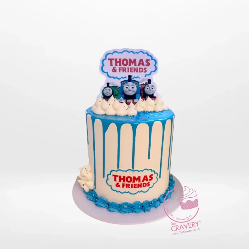 Thomas the Tank Engine Birthday Cake – A playful cake for birthdays in Birmingham. Thomas the Tank Engine Birthday Cake – A fun and colorful cake featuring Thomas the Tank Engine, perfect for kids’ birthdays in Birmingham.