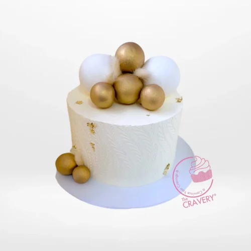Romantic Birthday Cake for Husband by The Cravery, elegant handcrafted cake, part of the best birthday cakes in Birmingham.
