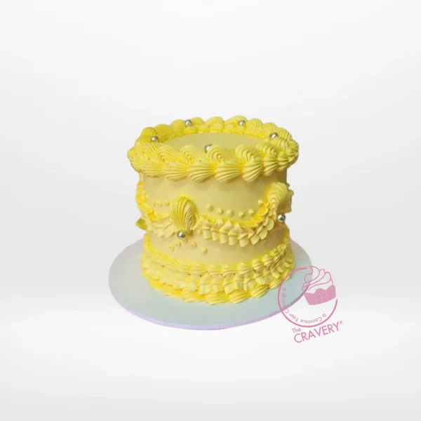 Retro Cake by The Cravery, handcrafted vintage-inspired cake available at our cake shop in Smethwick.
