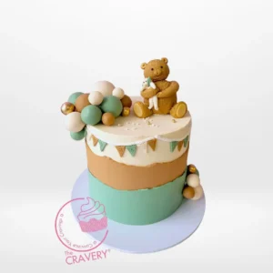 Order your Babyshower Cake Sage Cake from Cravery cake Birmingham for a beautiful baby shower celebration. Babyshower Cake Sage Cake from Cravery cake Birmingham – A serene and beautiful cake for your baby shower.