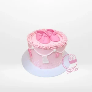 Order Babyshower Cake Shoe from cake shop Solihull for your baby shower celebration. Babyshower Cake Shoe from cake shop Solihull – A delightful baby shower creation.