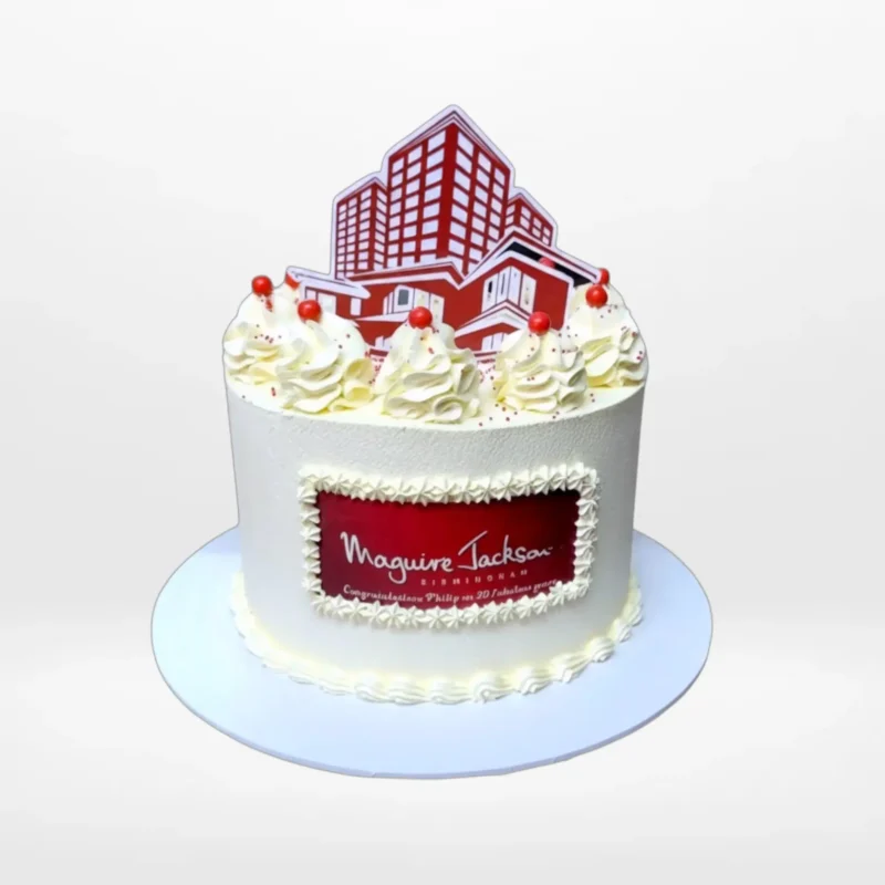 Cake Corporate – Custom corporate cake for business events in Solihull. Cake Corporate – A custom cake designed for corporate events, perfect for business celebrations in Solihull.