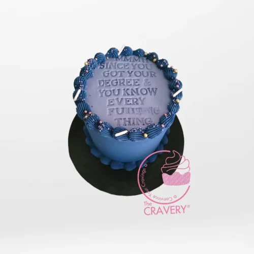 Cool Graduation Cake from Cravery's best cake shop Birmingham – The perfect cake to celebrate your academic success.