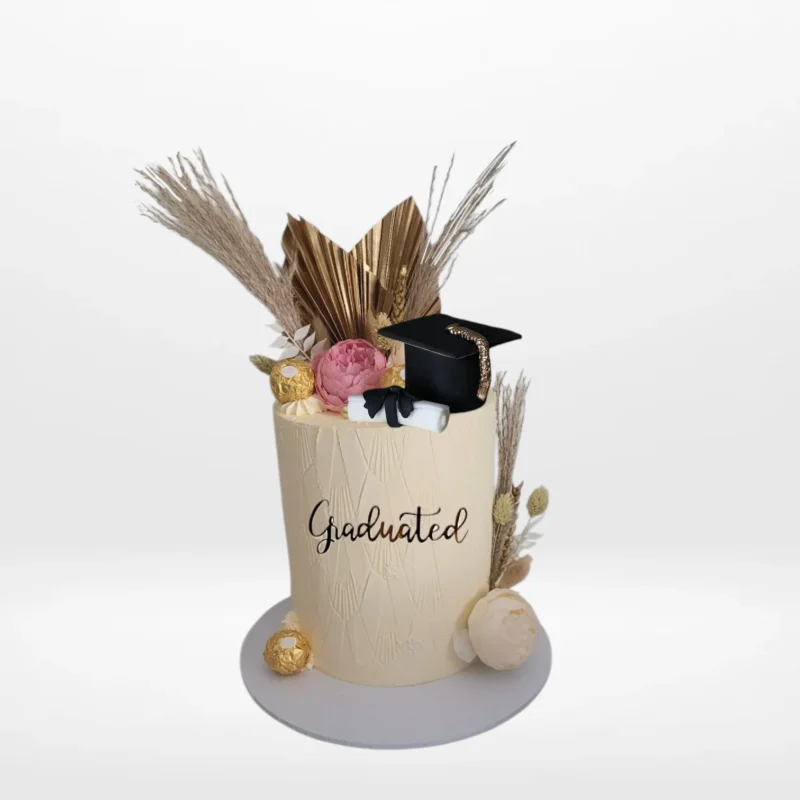 Elegant Graduation Cake from cake shop Birmingham – Celebrate success in style.