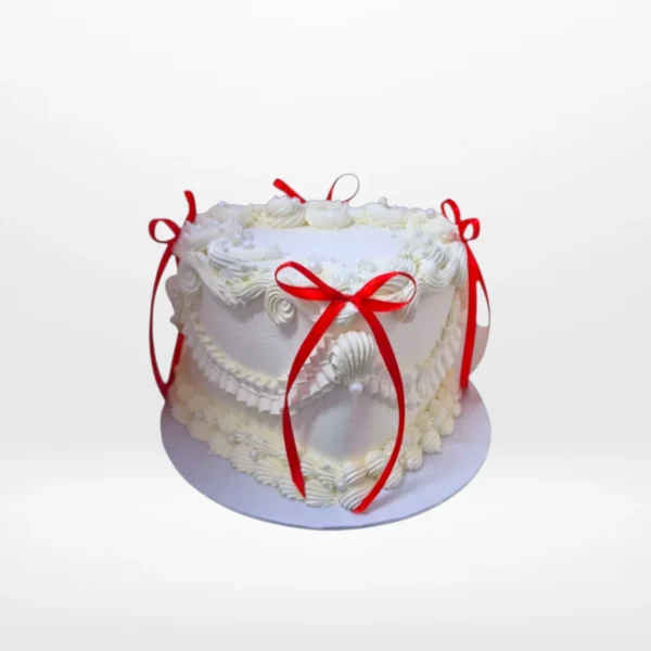 Heart Birthday Cake from Cravery's cake shop Walsall – A sweet, indulgent celebration of love and sweetness.