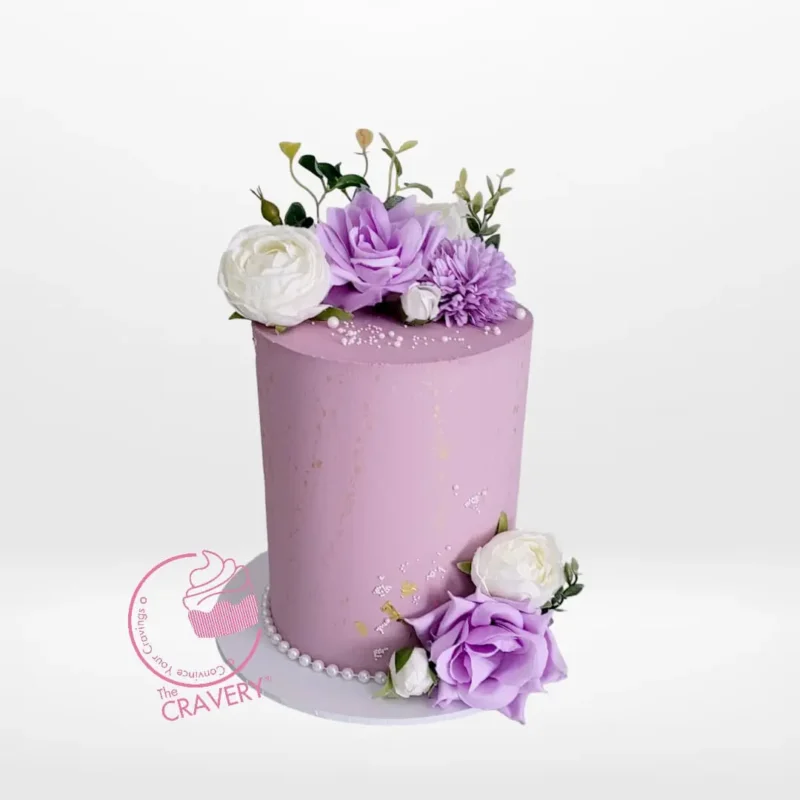 Lilac Cake – Elegant cake for special occasions in Birmingham. Lilac Cake – An elegant, lilac-themed cake perfect for birthdays and celebrations in Birmingham.