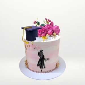 Nice Graduation Cake from graduation cakes delivered Birmingham – The perfect blend of sophistication and sweetness for your graduation.