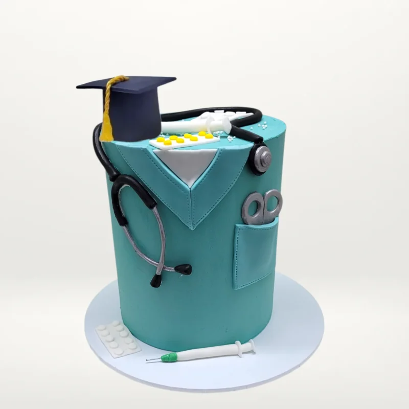 Nurse Grad Cake from Cravery's cake Birmingham collections – A delightful cake to celebrate your nursing graduation.