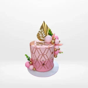 Order a Pink and Gold Cake from Carvery's cakes delivered Birmingham collections for a truly elegant celebration. Pink and Gold Cake from Carvery's cakes delivered Birmingham collections – A luxurious and elegant celebration treat.