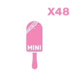 Box of 48 extra large mini cakesicles handcrafted by The Cravery in Birmingham