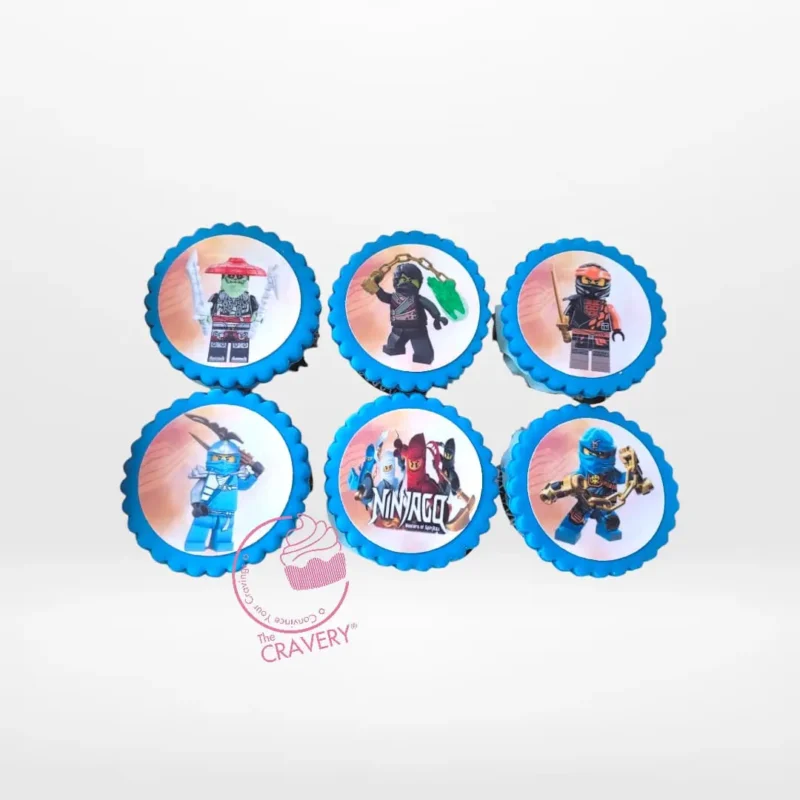 Ninja Cupcakes from Cravery's Cupcake Delivery Birmingham, bold designs and thrilling flavors for your next event. Ninja Cupcakes from Cravery's Cupcake Delivery Birmingham, bold, flavorful treats inspired by martial arts.