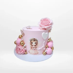 4th Birthday Cake | Best Birthday Cakes Birmingham, The Cravery 4th Birthday Cake for girls with flowers and butterflies by The Cravery | best birthday cakes Birmingham