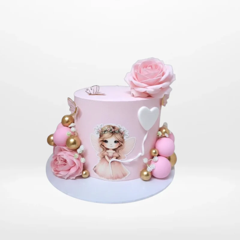 4th Birthday Cake | Best Birthday Cakes Birmingham, The Cravery 4th Birthday Cake for girls with flowers and butterflies by The Cravery | best birthday cakes Birmingham
