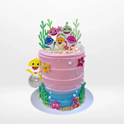 BabyShark Cake for 2nd Birthday, cake shop Birmingham city centre