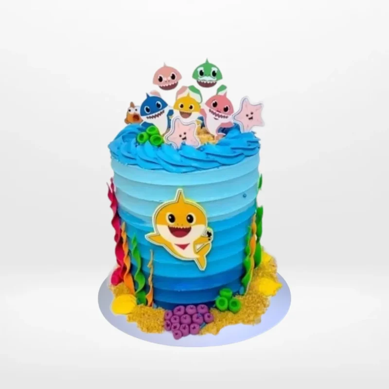 Babyshark Waves Cake, Best Cake Shop Birmingham Babyshark Waves Cake from Cravery’s best cake shop Birmingham