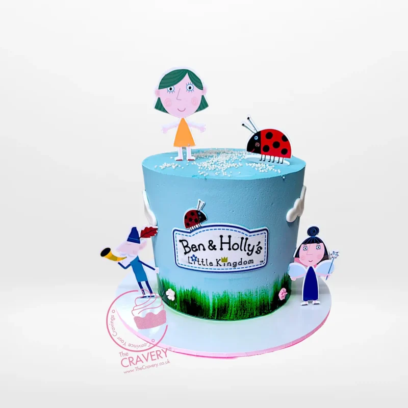 Ben & Holly Cake, Cravery’s Best Bakery Birmingham Ben & Holly Cake from Cravery’s best bakery Birmingham