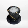 Black & Gold Cake from Cravery’s cake Solihull