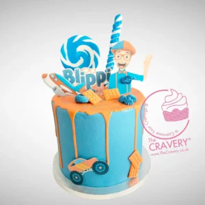 Blippi Cake, Cake Makers Birmingham Blippi Cake from Cravery’s cake makers Birmingham