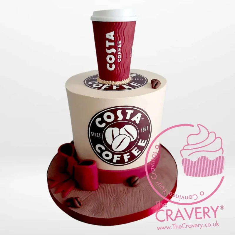 Costa Coffee Cake, Cravery’s cake shop in Birmingham Costa Coffee Cake from Cravery’s cake shop in Birmingham