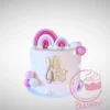 Easy Gender Reveal Cake from Cravery’s birthday cakes Birmingham