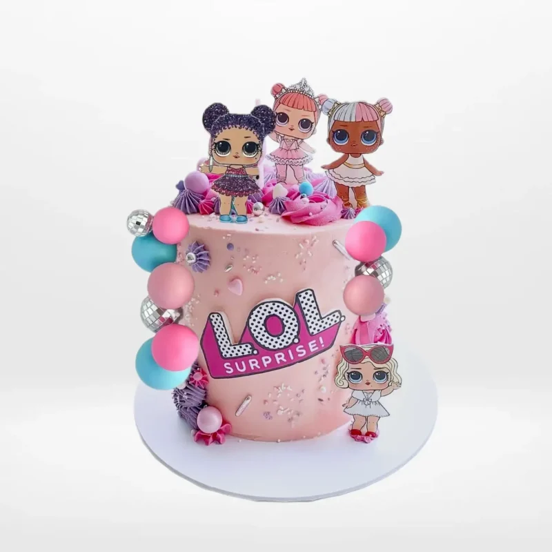 LOL Birthday Cake | Cake Makers Birmingham, The Cravery LOL Birthday Cake, themed children’s cake by expert cake makers in Birmingham