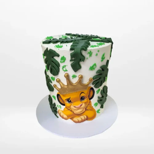 Lion King Cake with Simba and Nala design, best birthday cakes in Birmingham