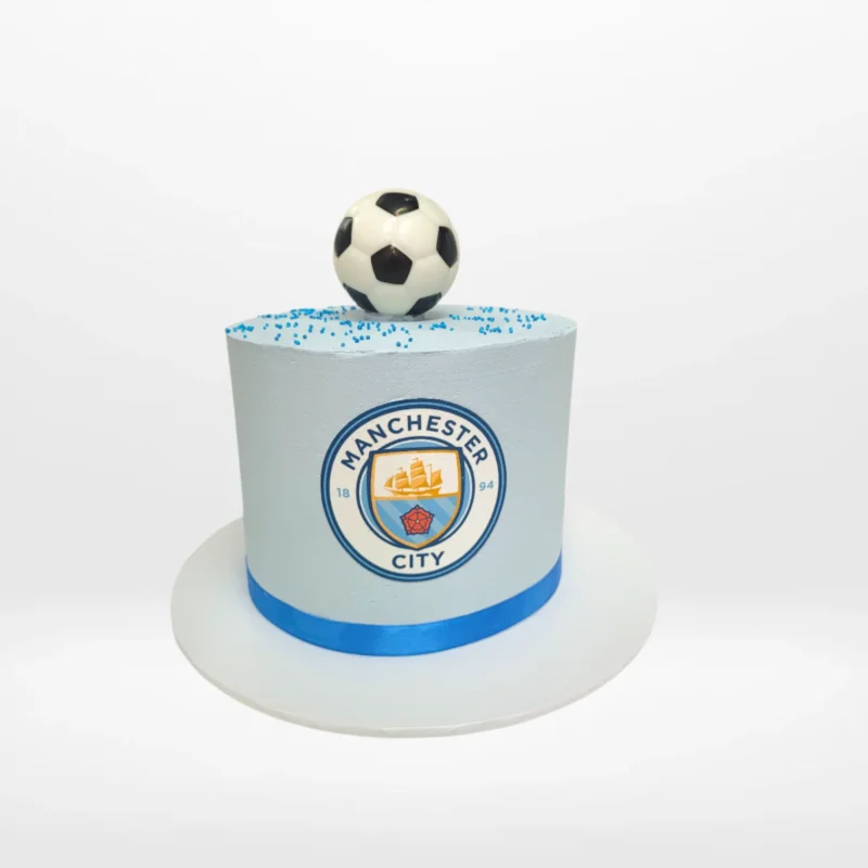 Manchester City Cake | Birthday Cakes in Birmingham UK Manchester City Cake, the perfect birthday treat for football fans. Available now with birthday cakes in Birmingham UK.