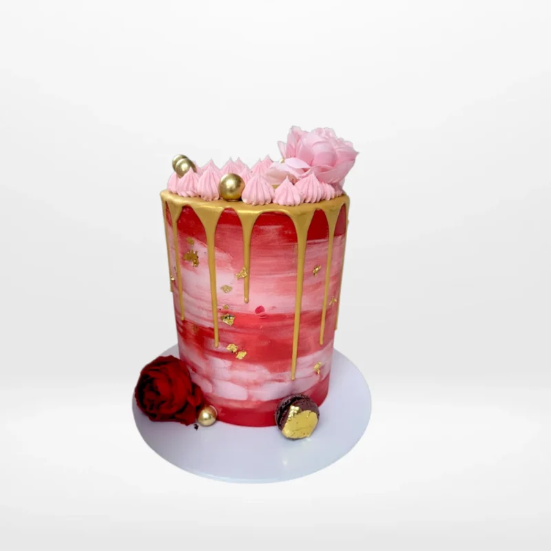 Peony Cake from cake shop Birmingham city centre