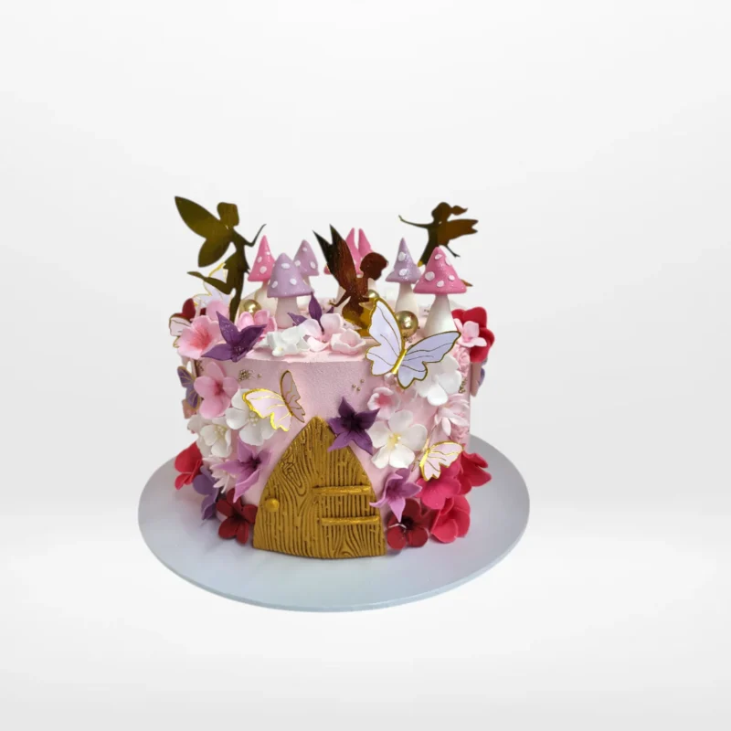 A Fairy Cake, The Cravery Cake Artist Solihull A Fairy Cake by The Cravery, handcrafted magical cake by expert cake artist in Solihull.