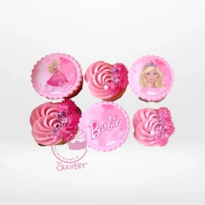 Barbie Cupcakes, The Cravery Birmingham Barbie Cupcakes by The Cravery, pink, fashion-themed cupcakes baked fresh in Birmingham.
