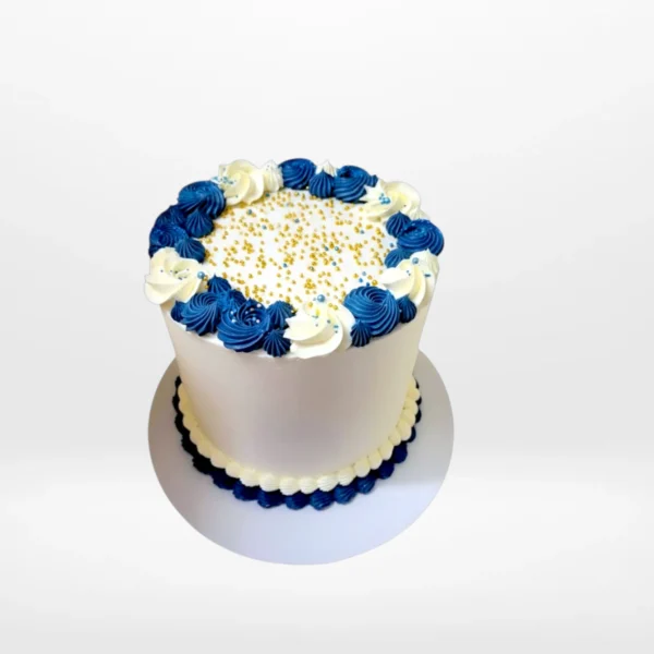 Birthday Cake in Blue