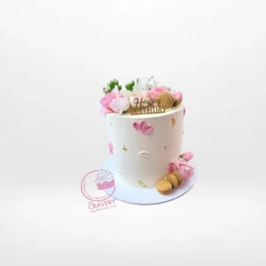 Cake Rose Cake by The Cravery, elegant floral birthday cake handcrafted in Birmingham.