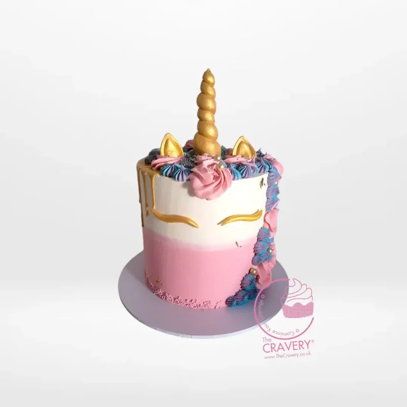 Cake Unicorn Cake, The Cravery Cake Shop Kings Heath Cake Unicorn Cake by The Cravery, handcrafted unicorn-themed celebration cake from our cake shop in Kings Heath.