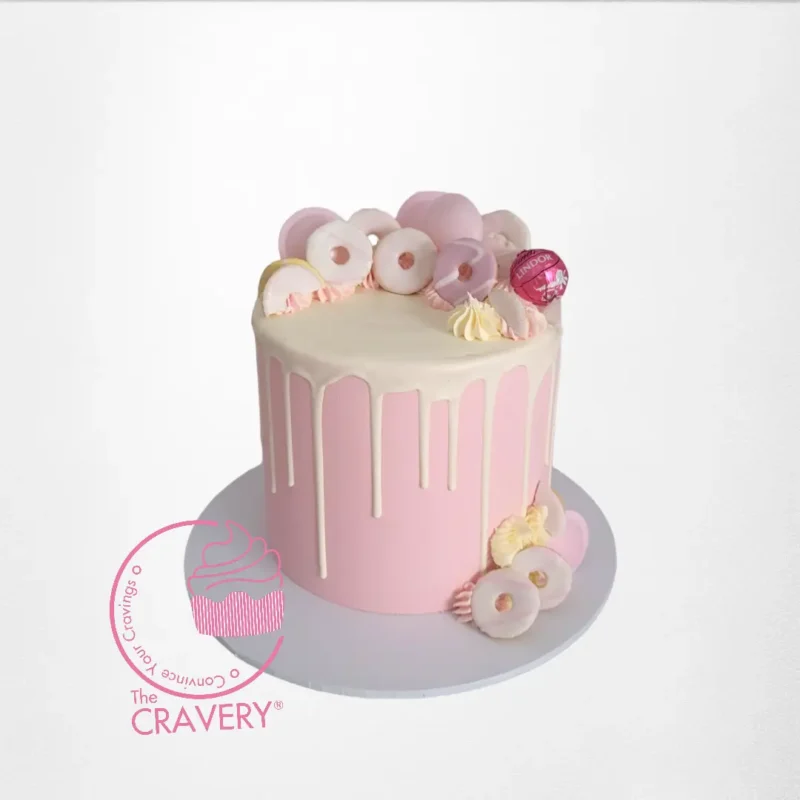 Cake with Ring, The Cravery Cake Shop Smethwick High Street Cake with Ring by The Cravery, elegant handcrafted celebration cake from our cake shop on Smethwick High Street.