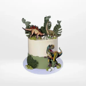 Cake Jurassic Park | Bakery Sutton Coldfield Cake Jurassic Park Cake with dinosaur topper from The Cravery Bakery Sutton Coldfield.