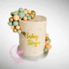 Caramel Cake for Babyshower with elegant caramel finish from Best Cake Shop Birmingham