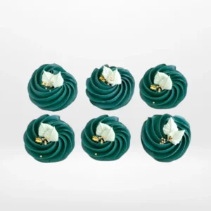 Cup cake Green, The Cravery Solihull Cup cake Green by The Cravery, elegant cupcakes with green buttercream frosting, baked fresh in Solihull.