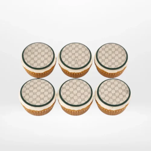Cupcakes Gucci by The Cravery, luxury Gucci-inspired edible print cupcakes baked fresh in Birmingham.