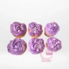Purple Cupcakes by The Cravery, elegant cupcakes with purple buttercream frosting, freshly baked in Birmingham.